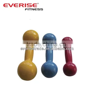 Vinyl Dumbbell / Round Head Dumbbell / Color Dumbbell thumbnail-1