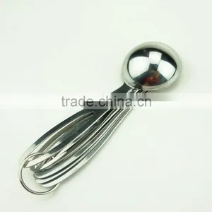 42141 5pcs Stainless Steel Nesting Measuring Cups and Spoons Set thumbnail-6