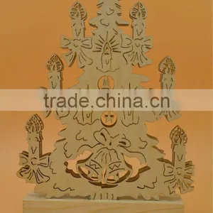 Wooden Christmas Decor Gift With Light thumbnail-1