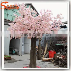 Silk Ornament Cherry Tree Artificial Fake Trees Cherry Blossoms Artificial Decorative Tree Christmas Tree and Plants thumbnail-4