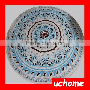UCHOME New Design Printed Tassel Round Beach Towel thumbnail-4