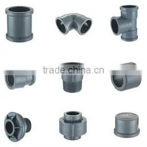 PVC DIN FITTINGS PIPES FOR WATER SUPPLY thumbnail-1