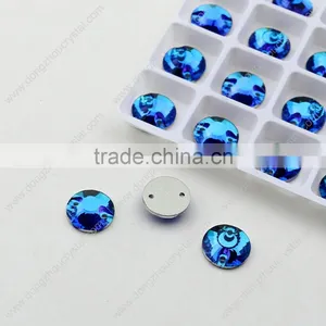 Hot Hot Hot! Fine Cut! Fine Transparency! Dongzhou High Quality Crystal Sew on Round Stones thumbnail-3