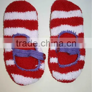 Striped Anti Slip Slippers thumbnail-1