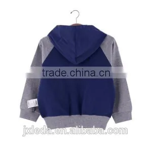 2016 New Design Children's Wear Autumn Outfit Young Children Hooded Jacket Navy Blue thumbnail-2
