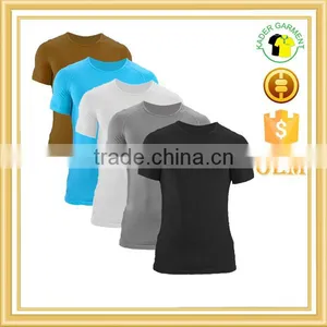 Mens Gym Wear Fitness Clothing Polyester Muscle Fit t Shirt Wholesale China thumbnail-1