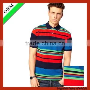 2016 Polo Shirt ,wholesale Striped T-shirt,custom Polo Shirt thumbnail-1