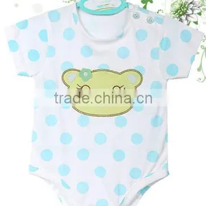 Adult Short Sleeve Baby Boy Romper thumbnail-1