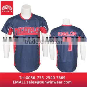 Custom Made Sewing Pattern Baseball Jersey Hot Sale thumbnail-1
