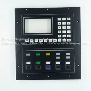 Polyester Silk Printed Flexibile Membrane Switch Keyboard for Telecommunication Equipment thumbnail-1