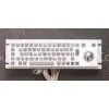 Metallic Liquid-proof Industrial Black Kiosk Metal Keyboard With Trackball MKB-66A-TB-MB thumbnail-1