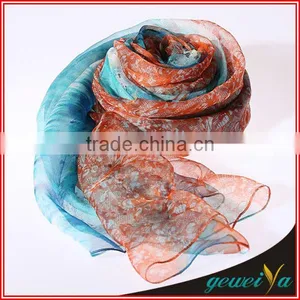 2014 Chiffon Printed Latest Design Shawl thumbnail-1