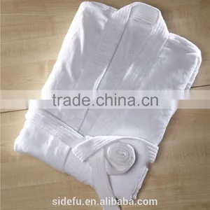 Super Comfortable Star Hotel Velour Shawl Collar Bathrobe thumbnail-3