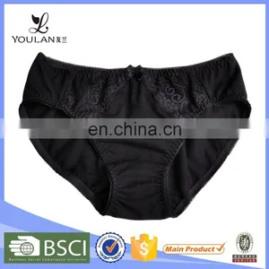 Mature Women Lace Flower Plus Size Full Cut Panty Pictures thumbnail-1