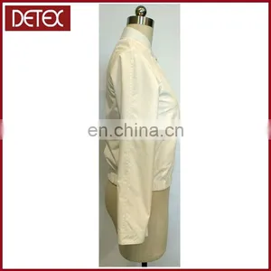 Summer Women Lightweight White Bomber Nylon Fabric Nylon Jacket thumbnail-2