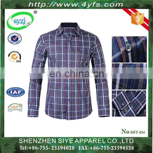 New Design Long Sleeve Casual Shirts for Men/ Model Shirt for Men thumbnail-1