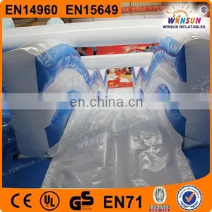Commercial Grade Cheap Giant Inflatable 5 Lane Water Slides for Adult thumbnail-5