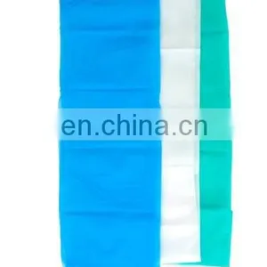 Surgical Disposable White Blue Polyester Bedsheet thumbnail-2