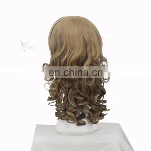 Styler Brand Sexy Beauty Curly Hair for Asian Women Cheap Ladies Synthetic Cosplay Wigs thumbnail-2