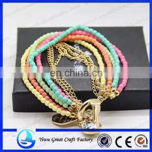 Plastic Bead Bracelet Hand Chain Produce and Wholesale thumbnail-1