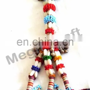 Kuchi Tribal Beaded Tassels -Bulk Afghani Tassels-Bohemian Wall Hanging- Door Hanging - Belly Dance Tassels thumbnail-2