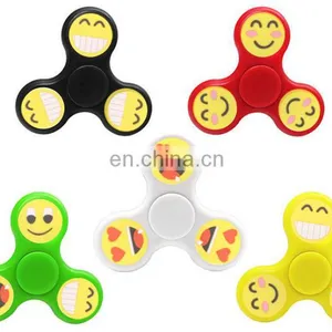 Emoji Style Silicone Finger Spinner Toys Led Hand Spinner Toys Gifts EDC Spinning Toys for Christmas Halloween Festival Gifts thumbnail-2