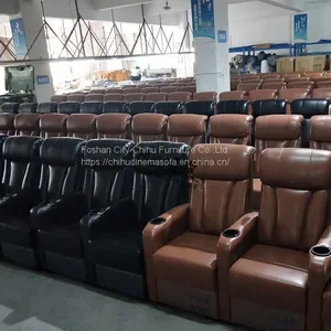 Popular Comfortable Stationary Imax Cinema Hall Movie Theater Sofa thumbnail-5