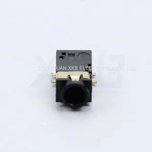 Gold Seller 4PIN Patch Gold-plated Footphone Installation Height 4.5mm 3.5 Audio Earphone Jack thumbnail-3