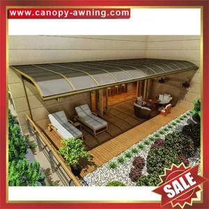 pc Polycarbonate Aluminum Aluminium Metal pc Outdoor Porch Gazebo Patio Canopy Canopies Cover Awning Shelter for Sale thumbnail-4
