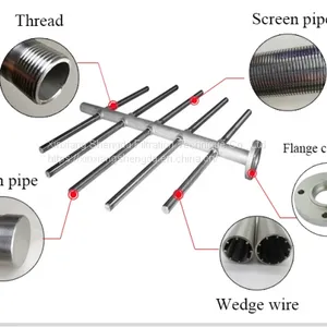 Johnson Screen Wedge Wire Header Lateral for Fluid Filtration thumbnail-3