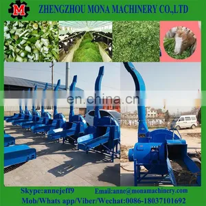 10ton/h Electric Chaff Cutter Machine, Forage Grass Straw Cutting Machine, Large Chaff Cutter Price Hot Sale thumbnail-2
