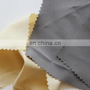 High Quality Good Price 150D Polyester Spandex Plain Dyed 4 Way Stretch Fabric thumbnail-3