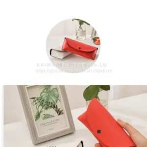 Fresh and Vintage Glasses Case; Simple Unisex Portable Sunglasses Case thumbnail-2