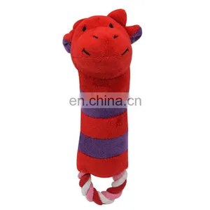 Animals Cartoon Dog Toys Stuffed Squeaking Pet Plush Toys Stuffed Animal for Dog thumbnail-4