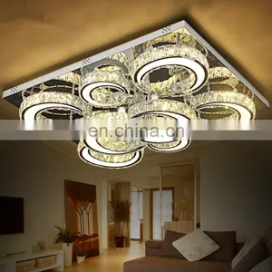 Newest Fashionable Crystal Ceiling Lamp LED Light thumbnail-4