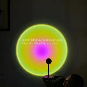 2021 Popular Product Led Lamp Multiple Colors Available Sunset Lamp Projector Hot Sale Robot Sunset Lamp thumbnail-5
