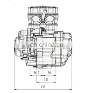 High Quality Motorcycle Engine TM450SCC Built In Balance Shaft Motorcycle Engine Assembly thumbnail-3