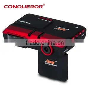 China Manufacturer GPS Radar Detector DVR GPS-1698H From CONQUEROR thumbnail-2