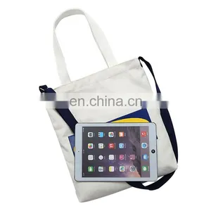 Eco Friendly Reusable Cotton Tote Bag Custom Logo Printed Tote Fabric Shopping Bag for Women thumbnail-4