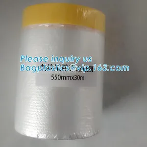 PRETaped And Drape, Pre-Taped Masking Film For Automotive Painting Covering, Assorted Masking Paper, Automotive Best Masking thumbnail-2