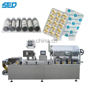 Automatic Multi-functional Jam Medical Capsule Tablet Perfume PVC Syringe Liquid Blister Packing Machine thumbnail-1