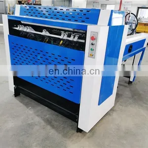 BG1200A Fully Automatic Electronics Cosmetics Carton Box Paperboard U V Slot Groove Cutting Machine thumbnail-4