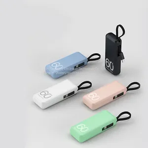 Mini Power Bank 5000 Mah Comes With Cable thumbnail-1