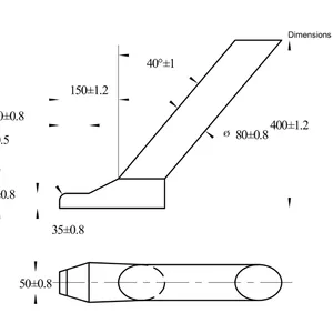 IEC60335-2-92/107 Figure103/102 Adult Foot Probe Test For Inadvertent Access to the Scarifier or Lawnmowers thumbnail-5