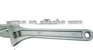 ADJUSTABLE WRENCH With White Nickle Steel thumbnail-1