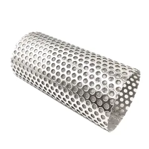 Wholesale 304 Stainless Steel Woven Wire Mesh Screen Cylinder Filter Tube For Liquid Fitration thumbnail-4