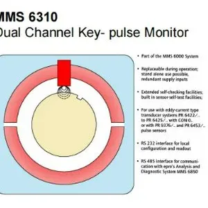 EPRO MMS6310 Dual Channel Key- Pulse Monitor thumbnail-1