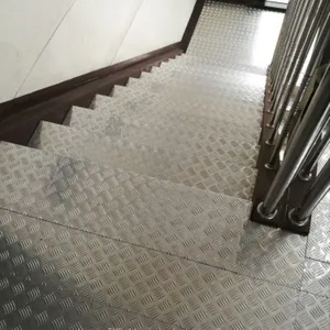 AA1060 H24 5-Bar Aluminum Chequered Plate - Lightweight & Anti-Slip Flooring for Marine & Industrial Use thumbnail-2