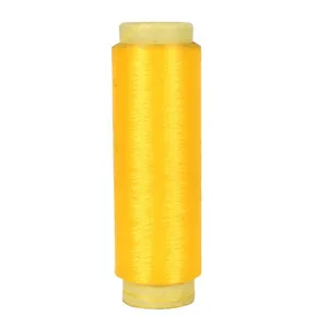 DTY Colors Yarn 200D/72F TBR Gold Dope Dyed Polyester Filament Yarn thumbnail-1