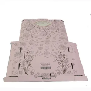 Pink Shipping Cardboard Carton Corrugated Beautiful Packaging Small Business Products Gift Mailer Boxes Delivery thumbnail-5